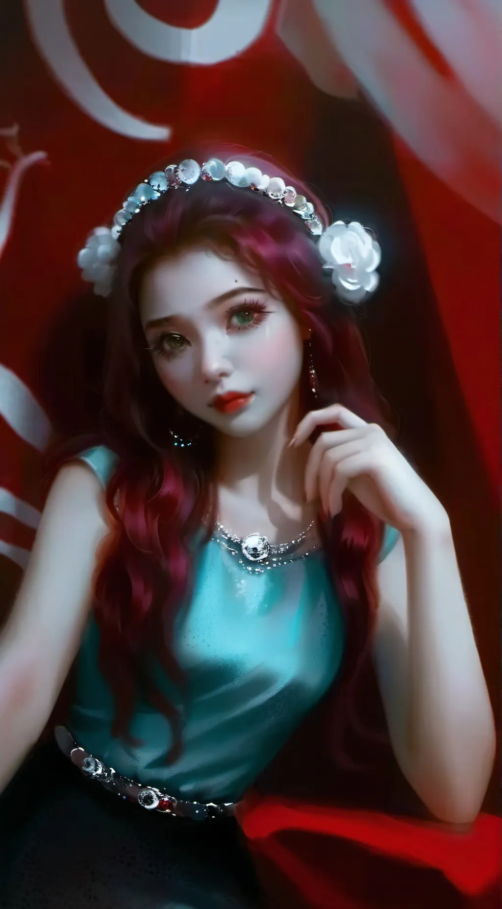 ai character: izumi  background