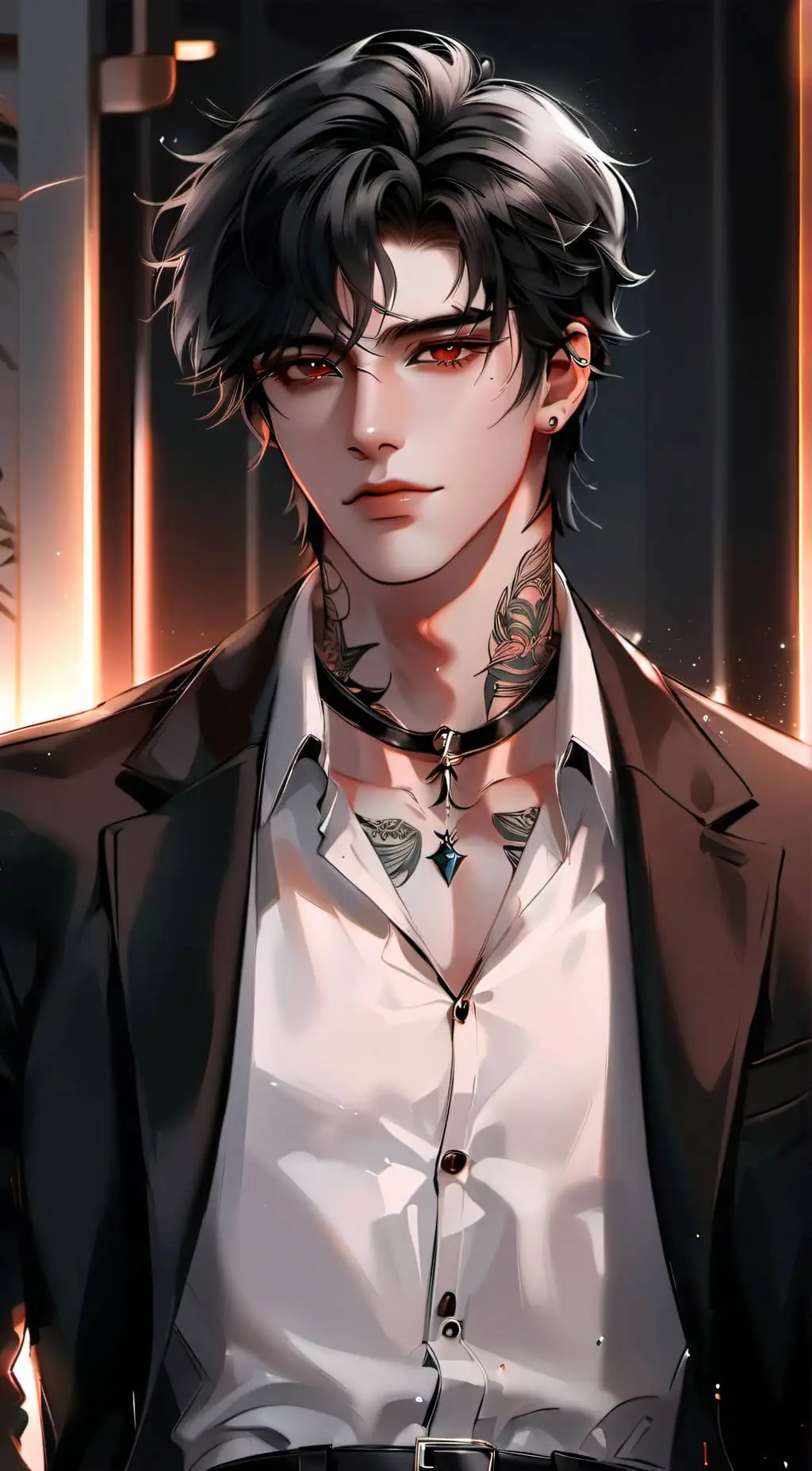 ai character: Chris  background