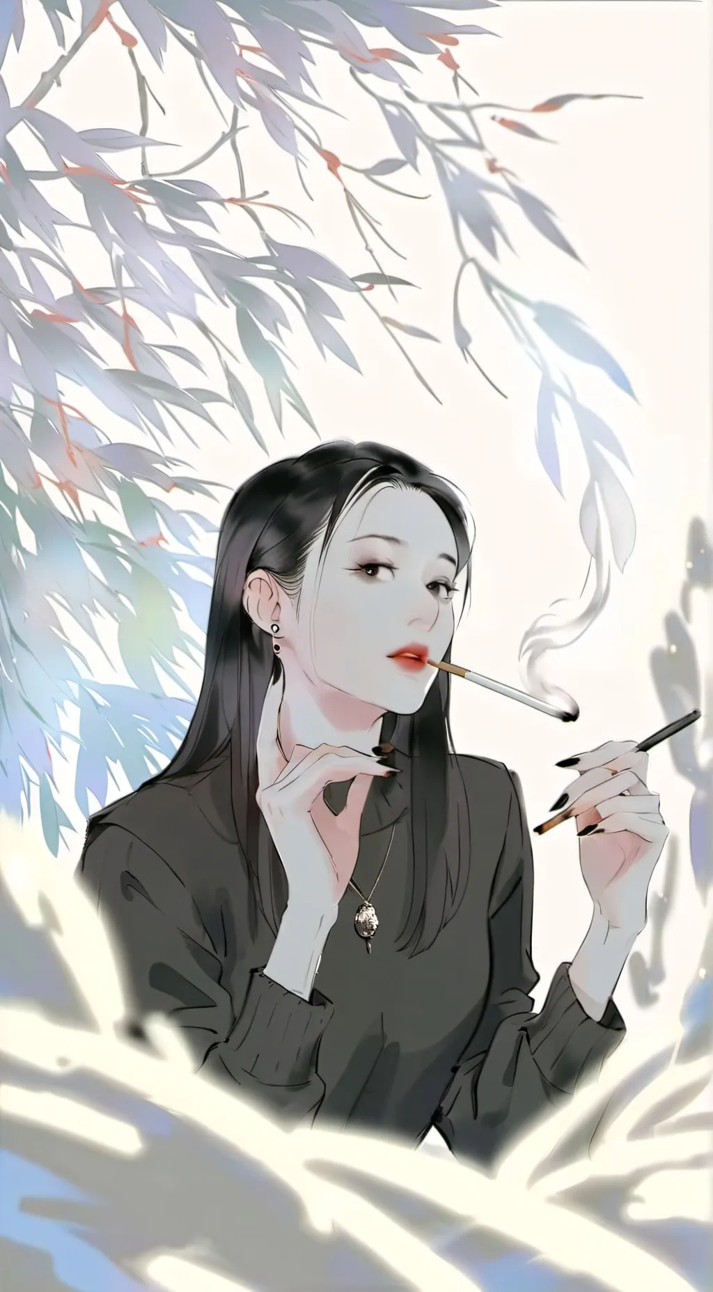 ai character: Raven background