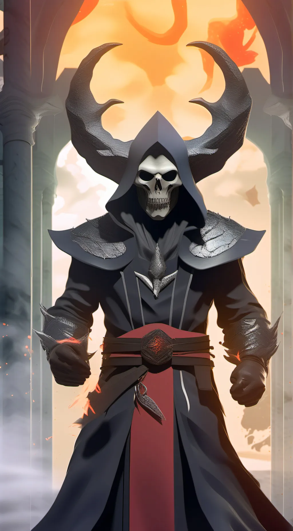 ai character: The Dark 1 background