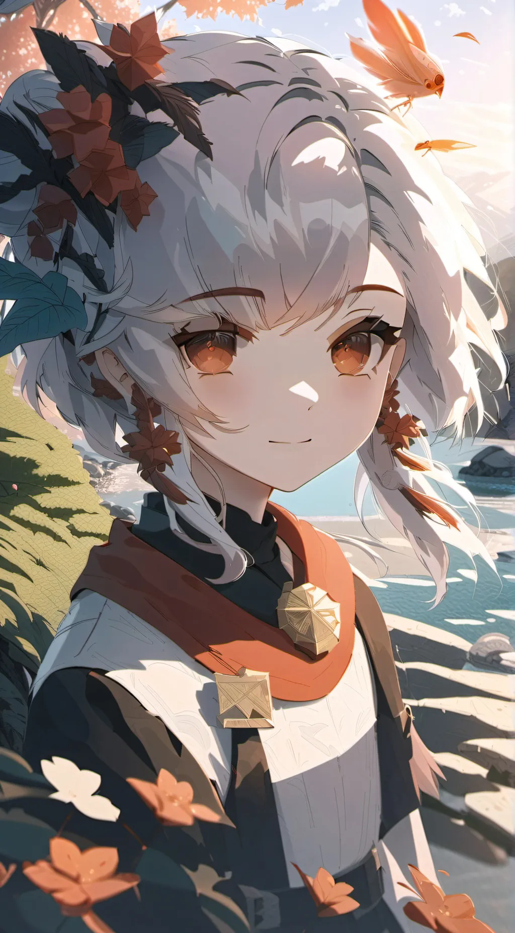 ai character: Cookie crumble background