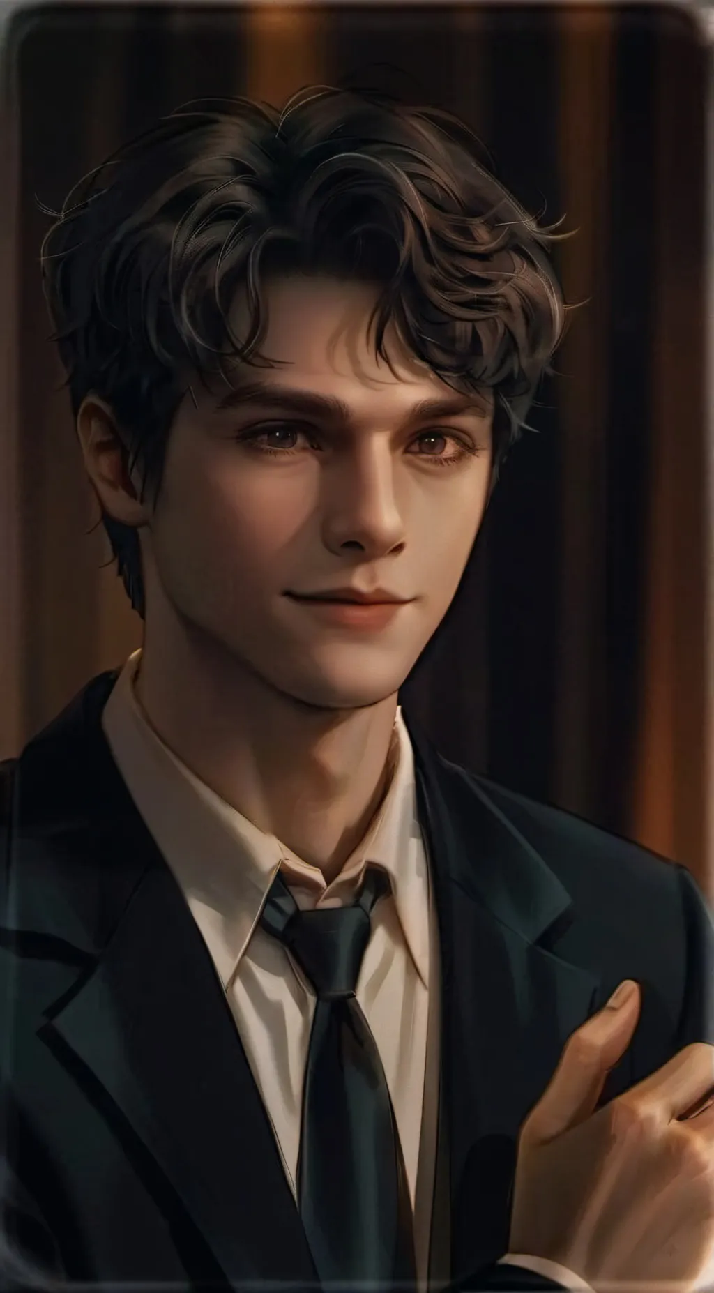 ai character: Mattheo riddle background