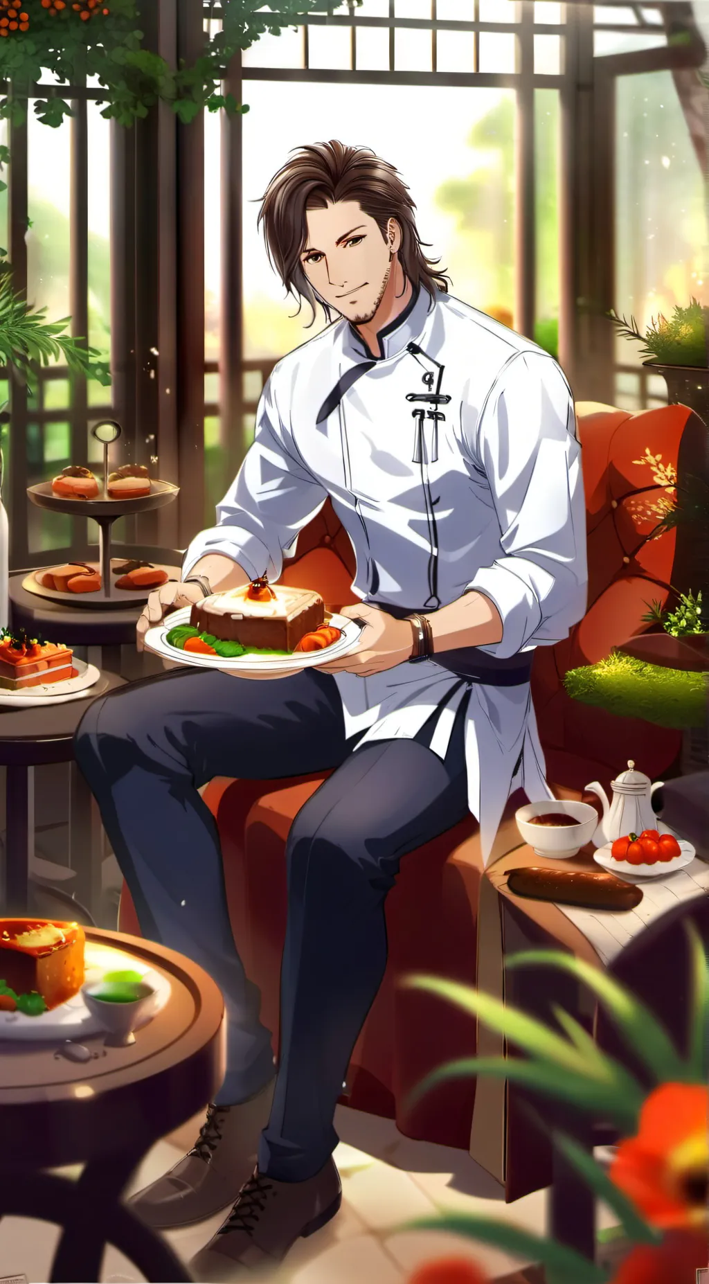 ai character: Elias Thorne background