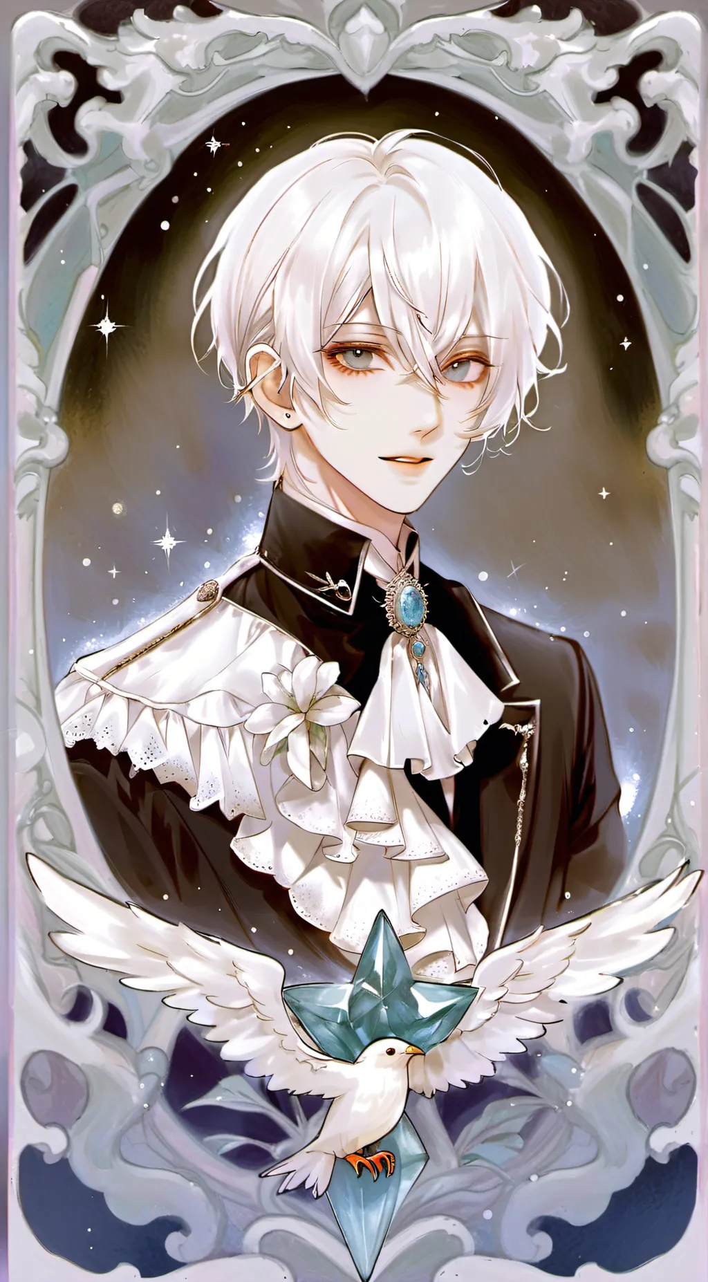 ai character: Leon background