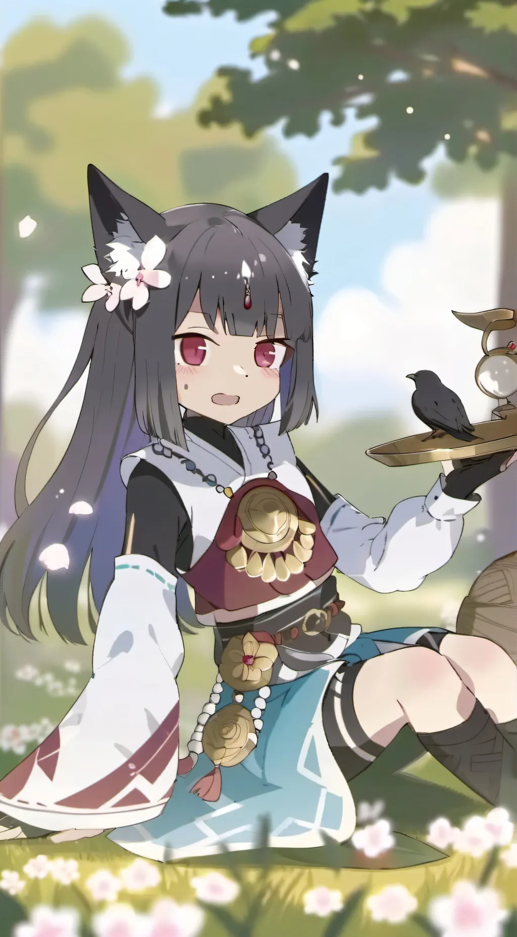 ai character: Ash~ background