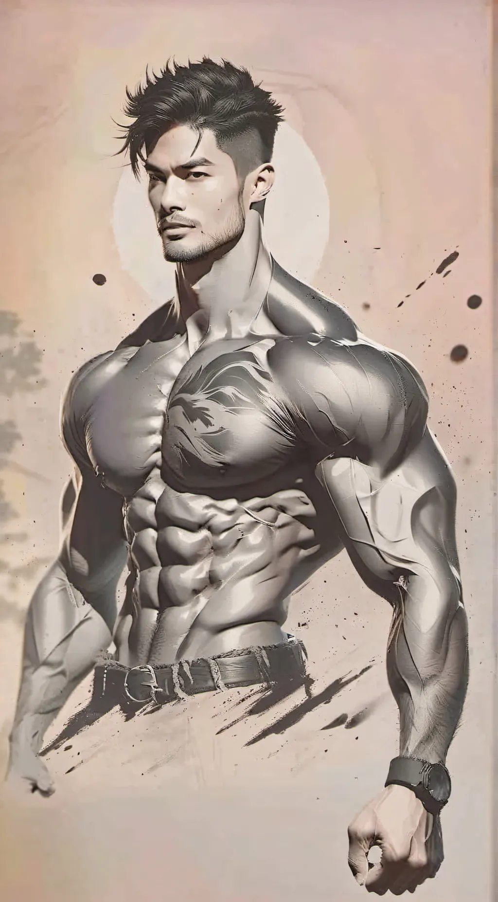 ai character: sigma alpha rizzlr background