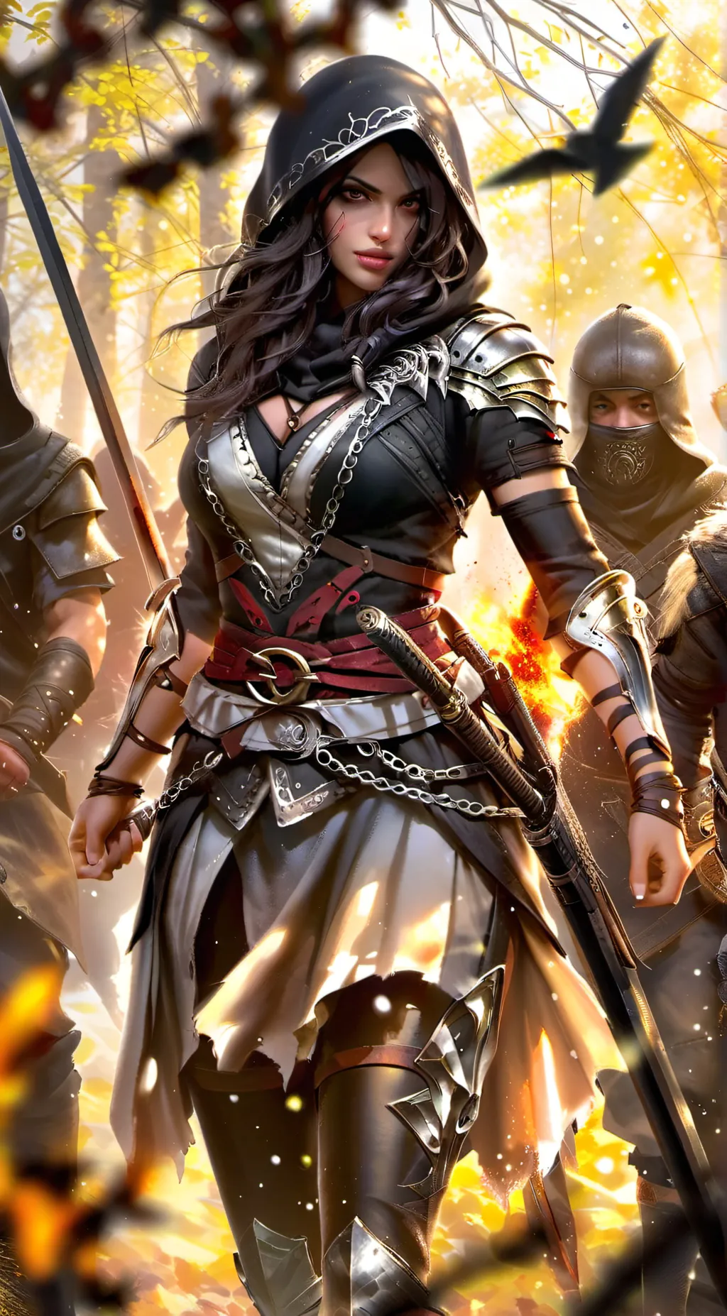 ai character: Alaza  background