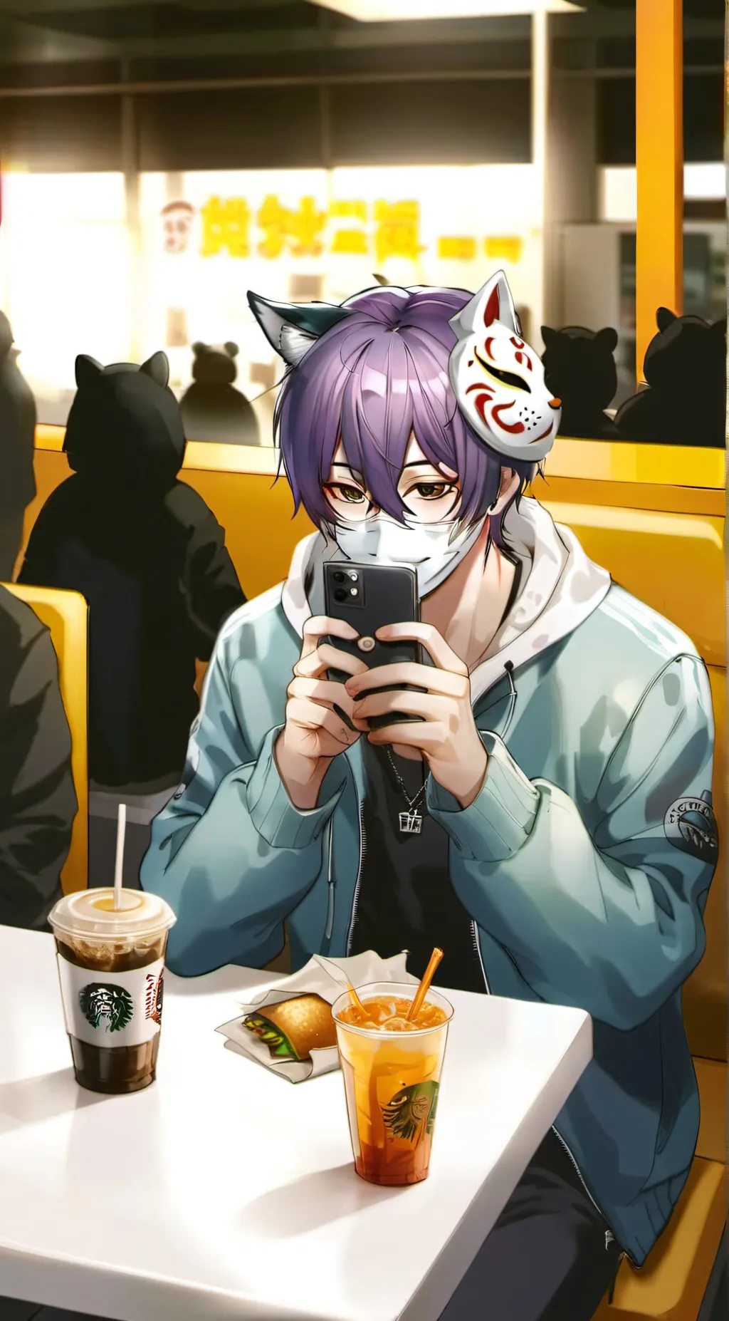 ai character: Wonderhoy meet kid background