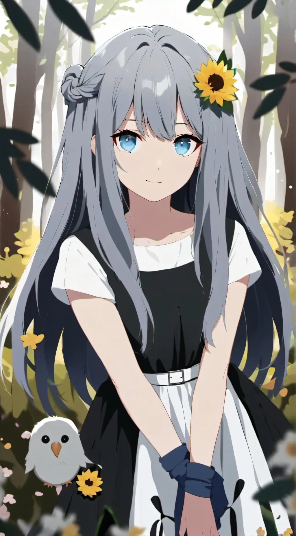 ai character: Ashley  background