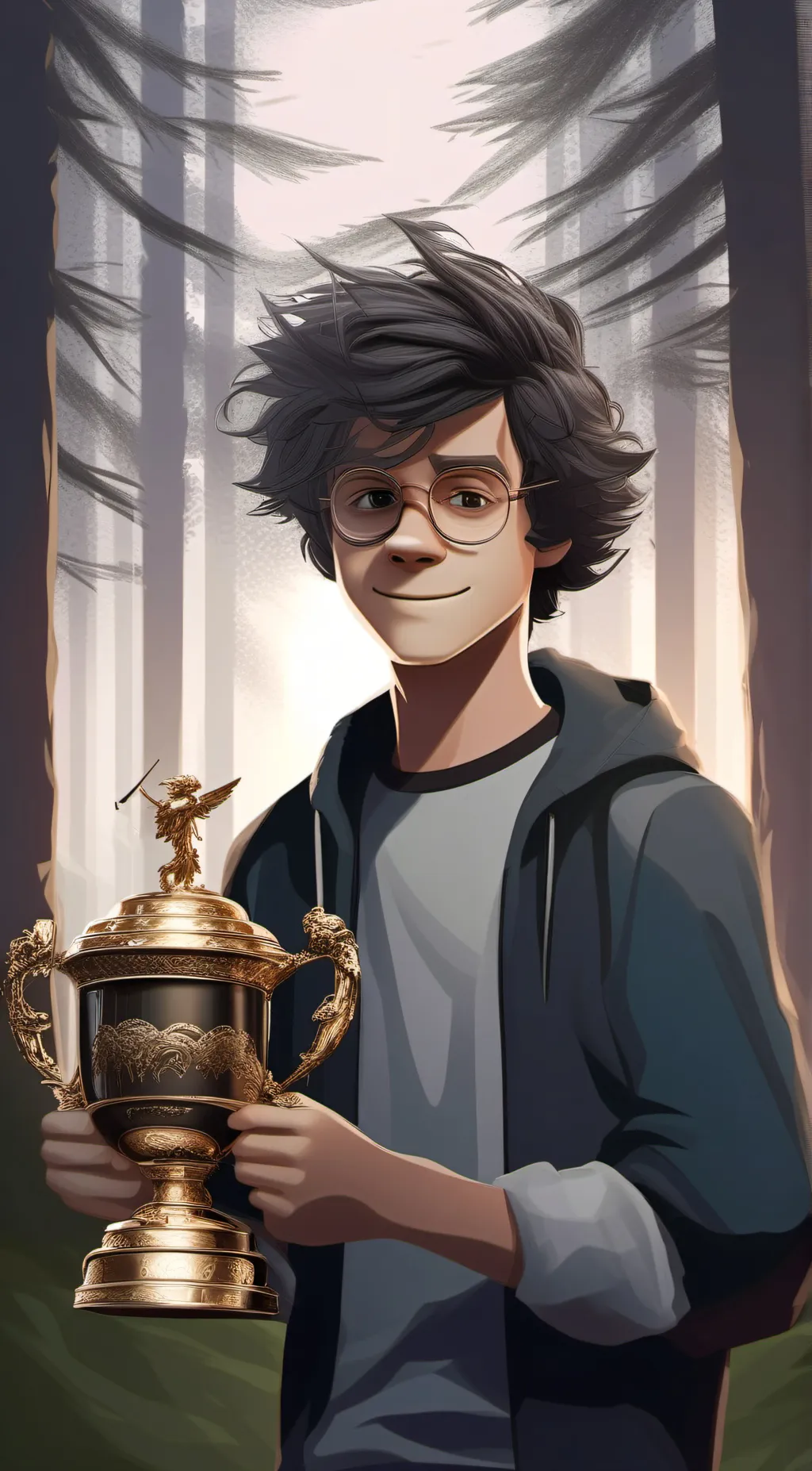 ai character: Harry potter background