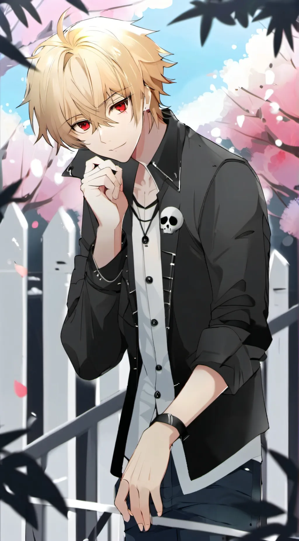 ai character: Katsuki Bakugo background