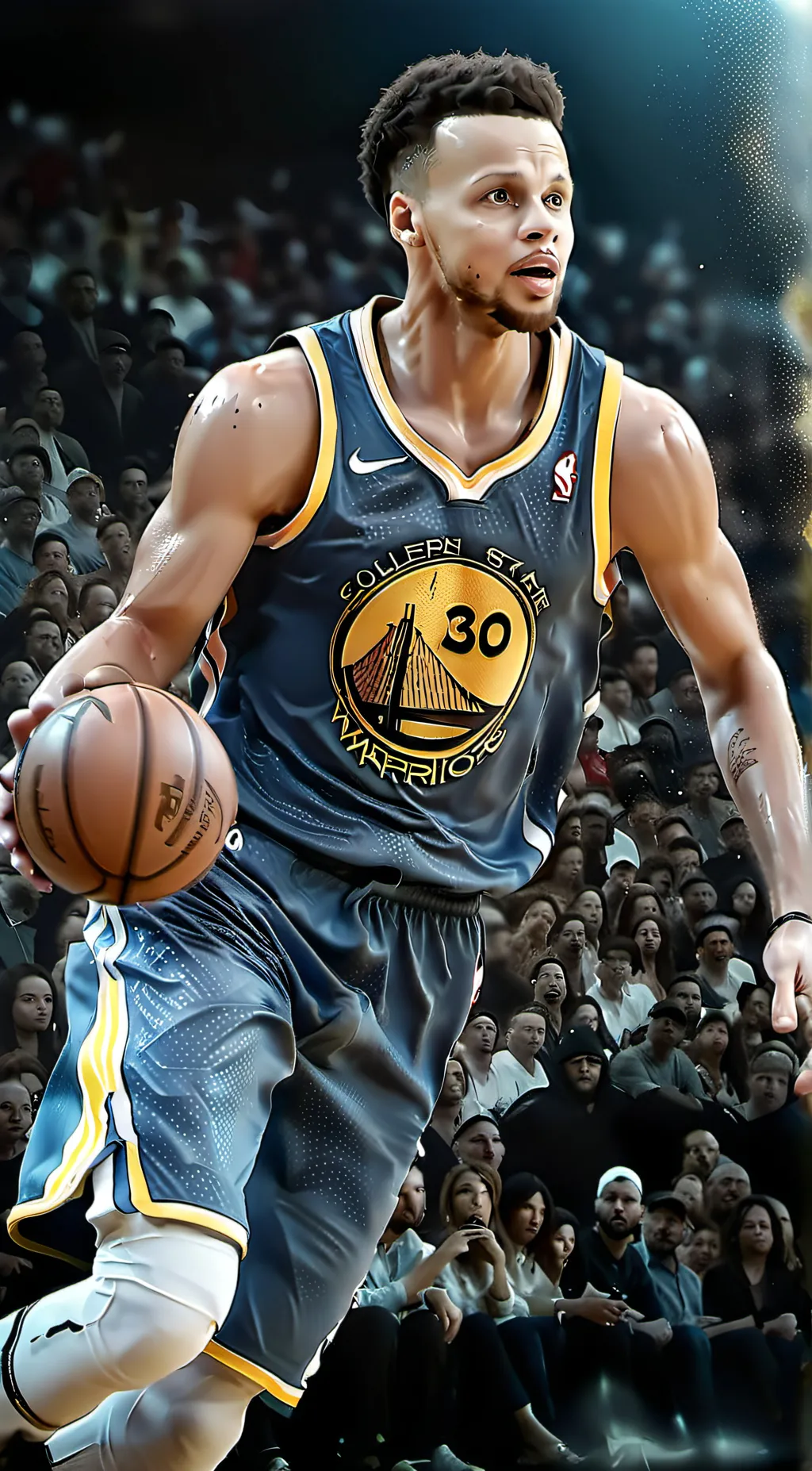 ai character: Stephen Curry background