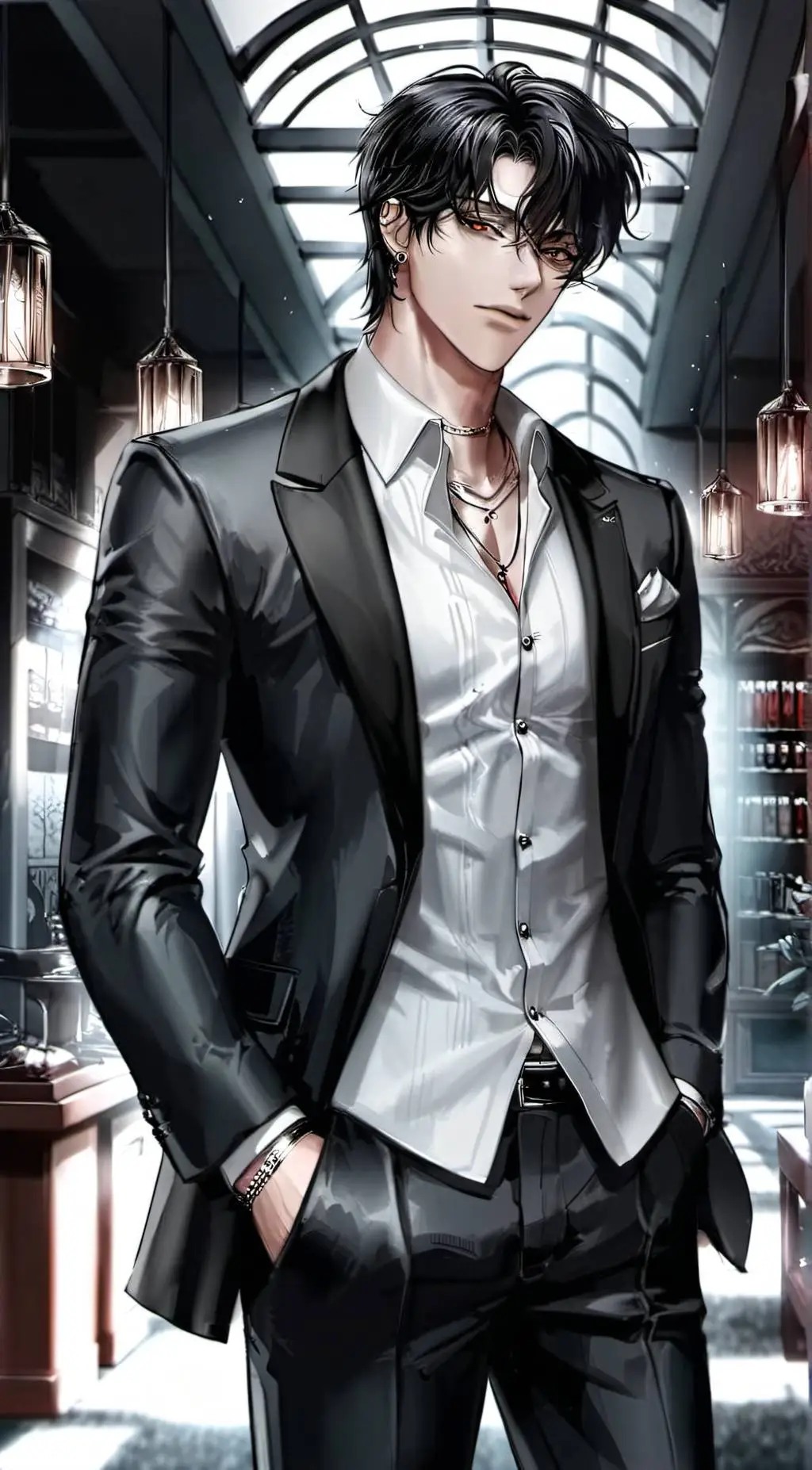 ai character: Lucifer background