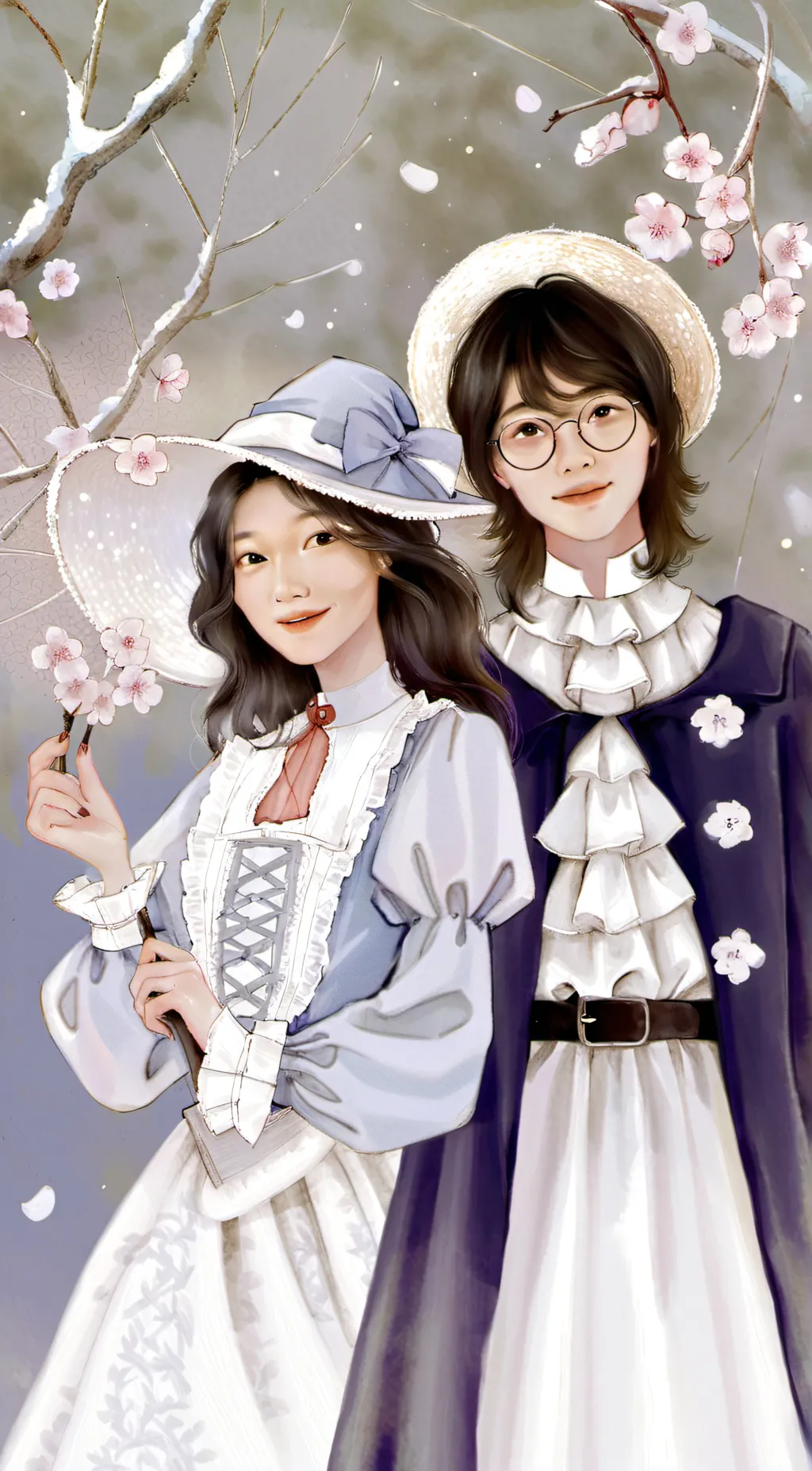 ai character: New girl background