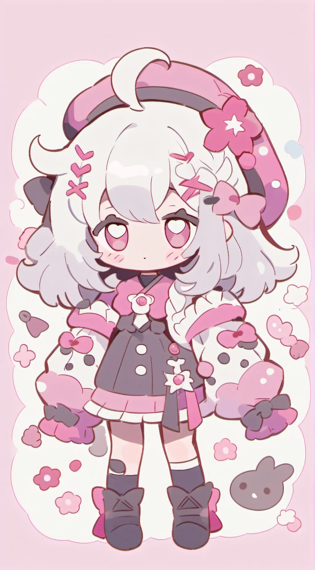 ai character: pinke  background