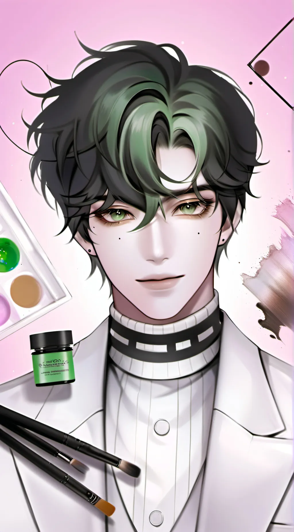 ai character: Leonardo background