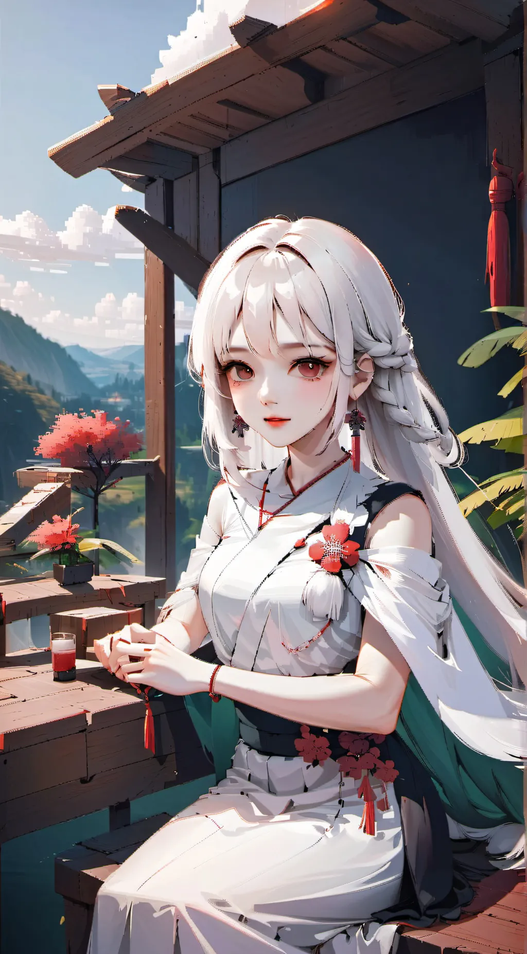 ai character: lana  background