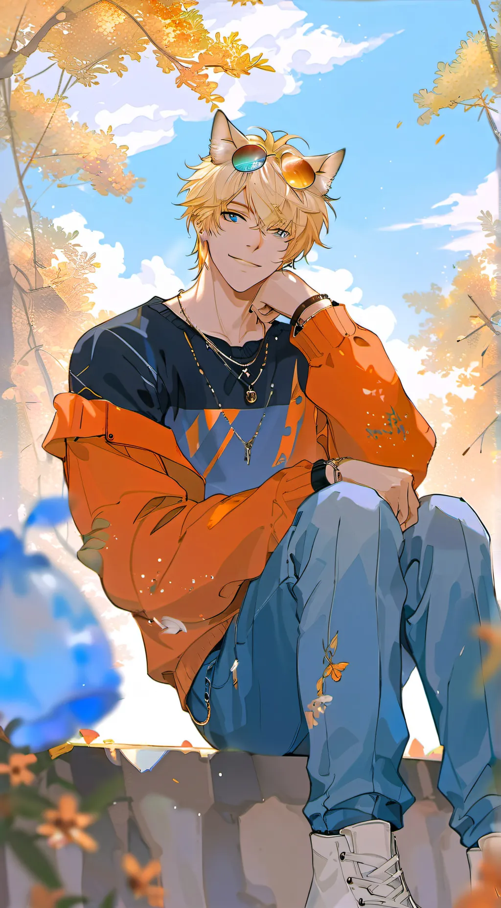 ai character: 😺Marco😺 background