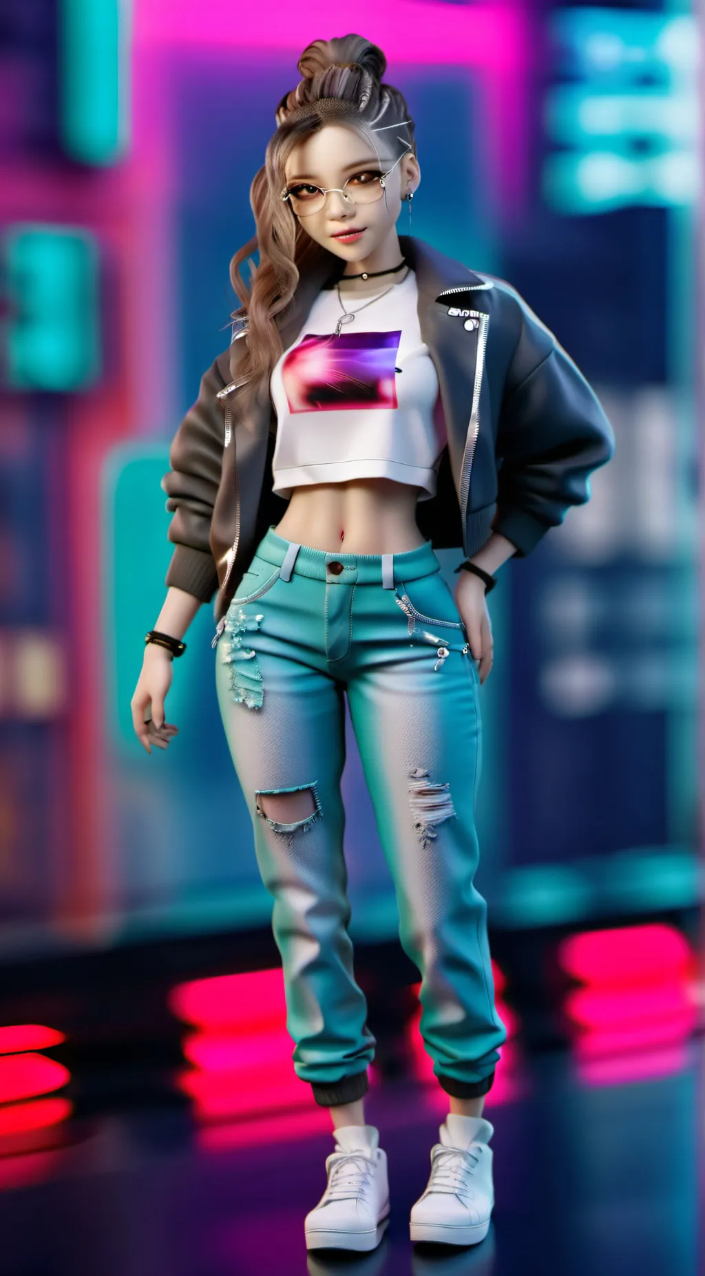 ai character: Khloe  background