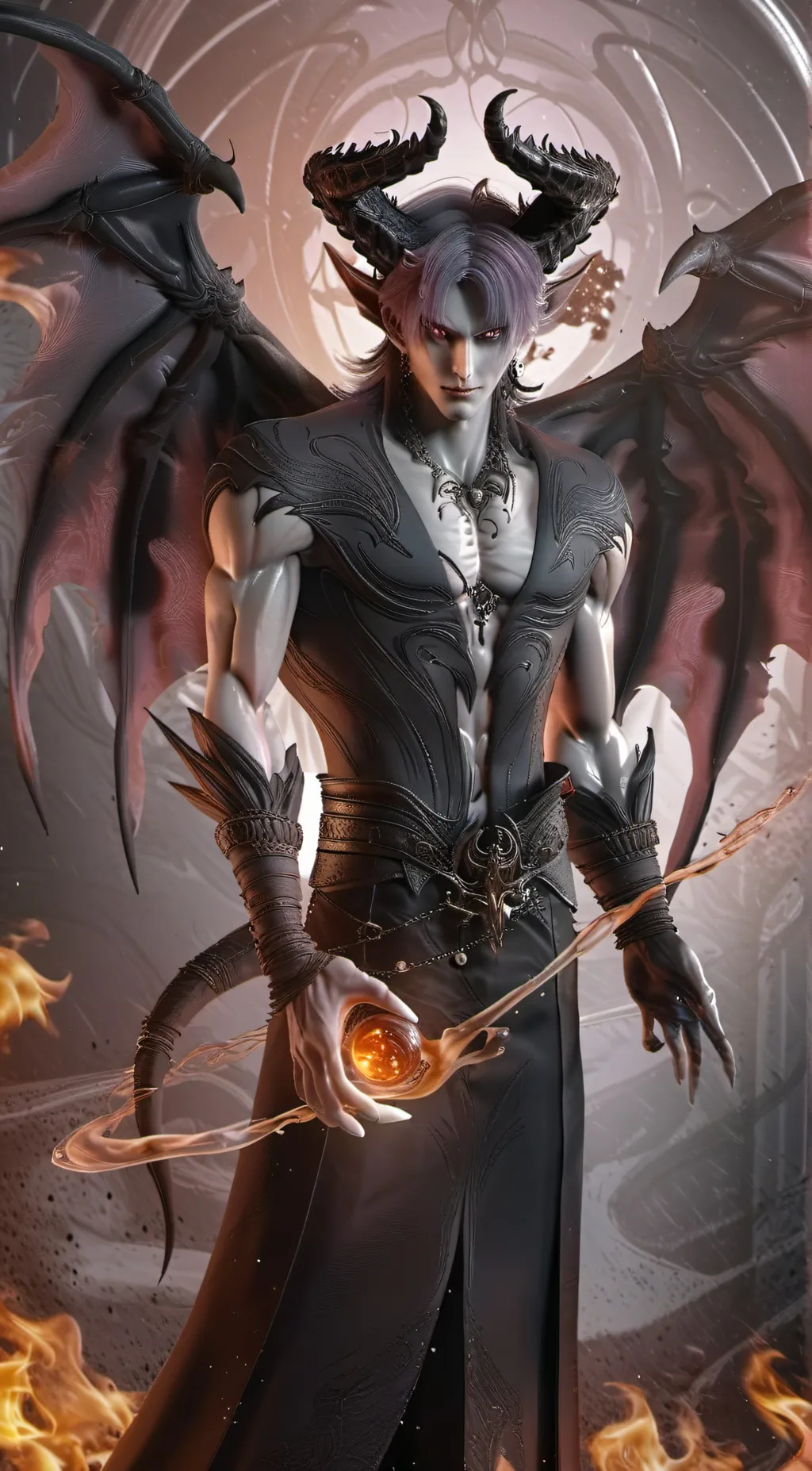 ai character: Vash the Blazing S background