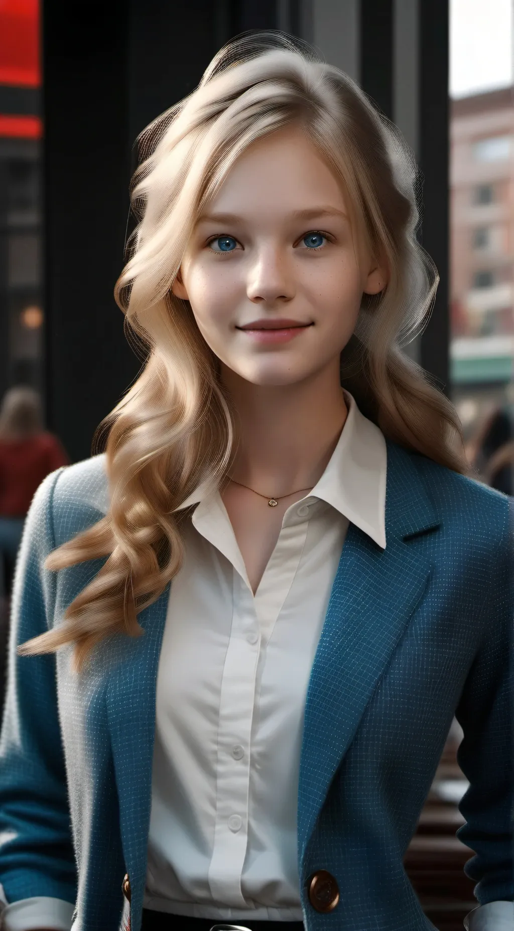 ai character: Aurora background