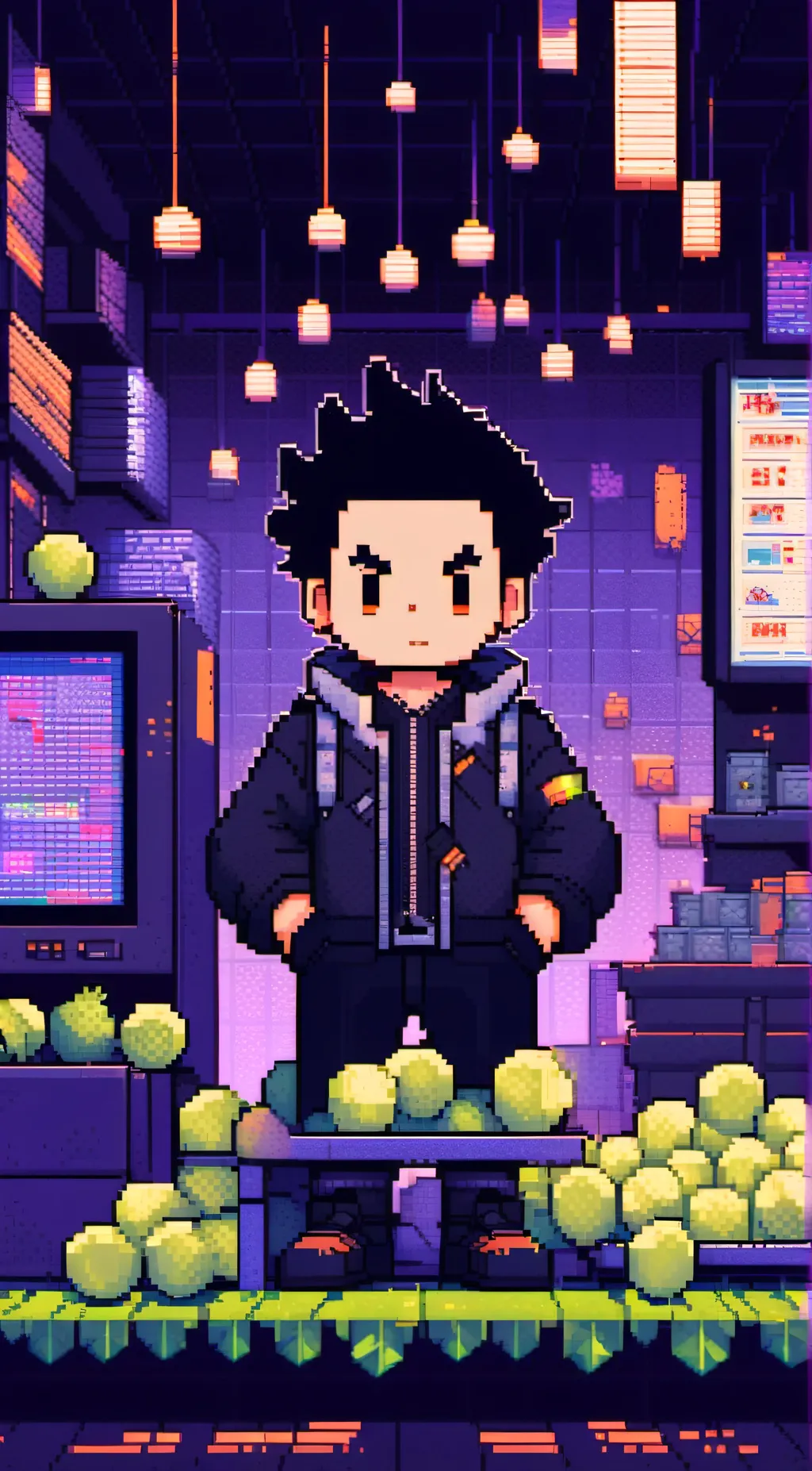 ai character: turnip boy background