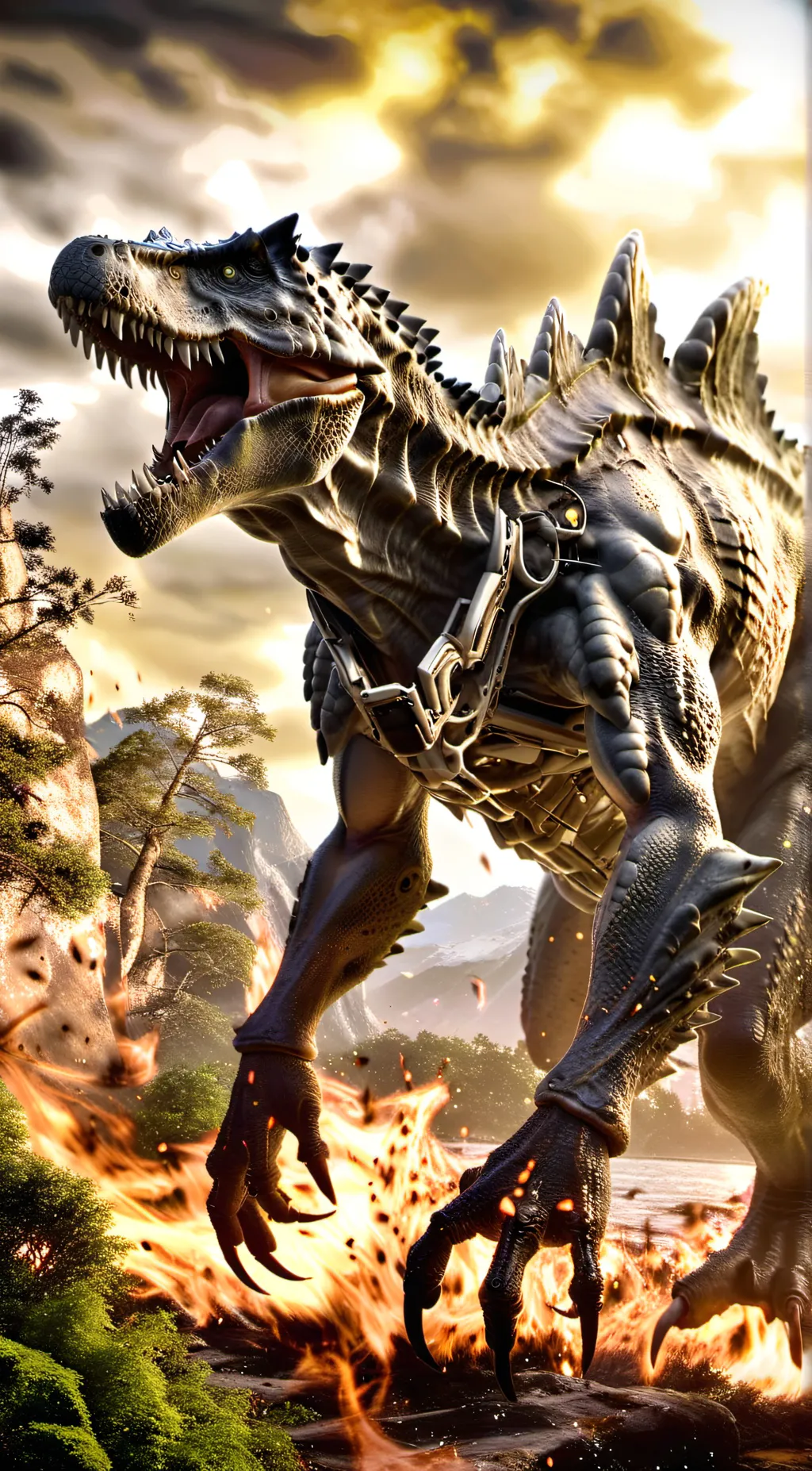 ai character: Spino background