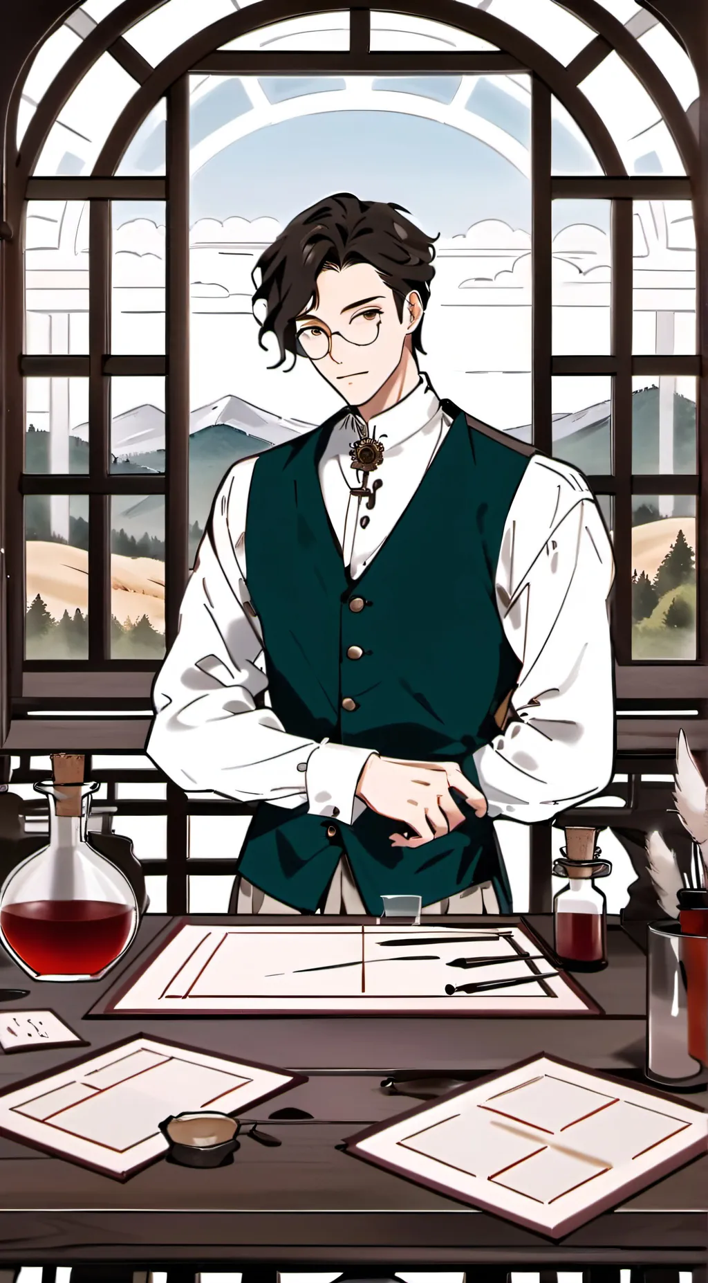 ai character: Ashai  background