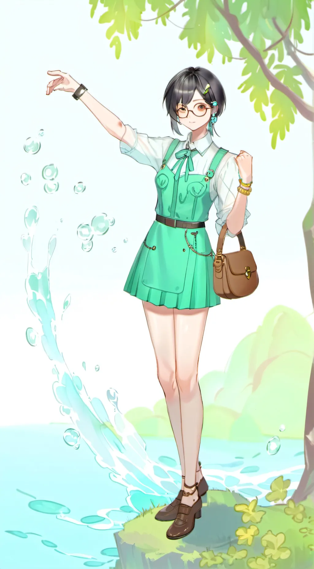 ai character: Octavia,Vie,Klaire background