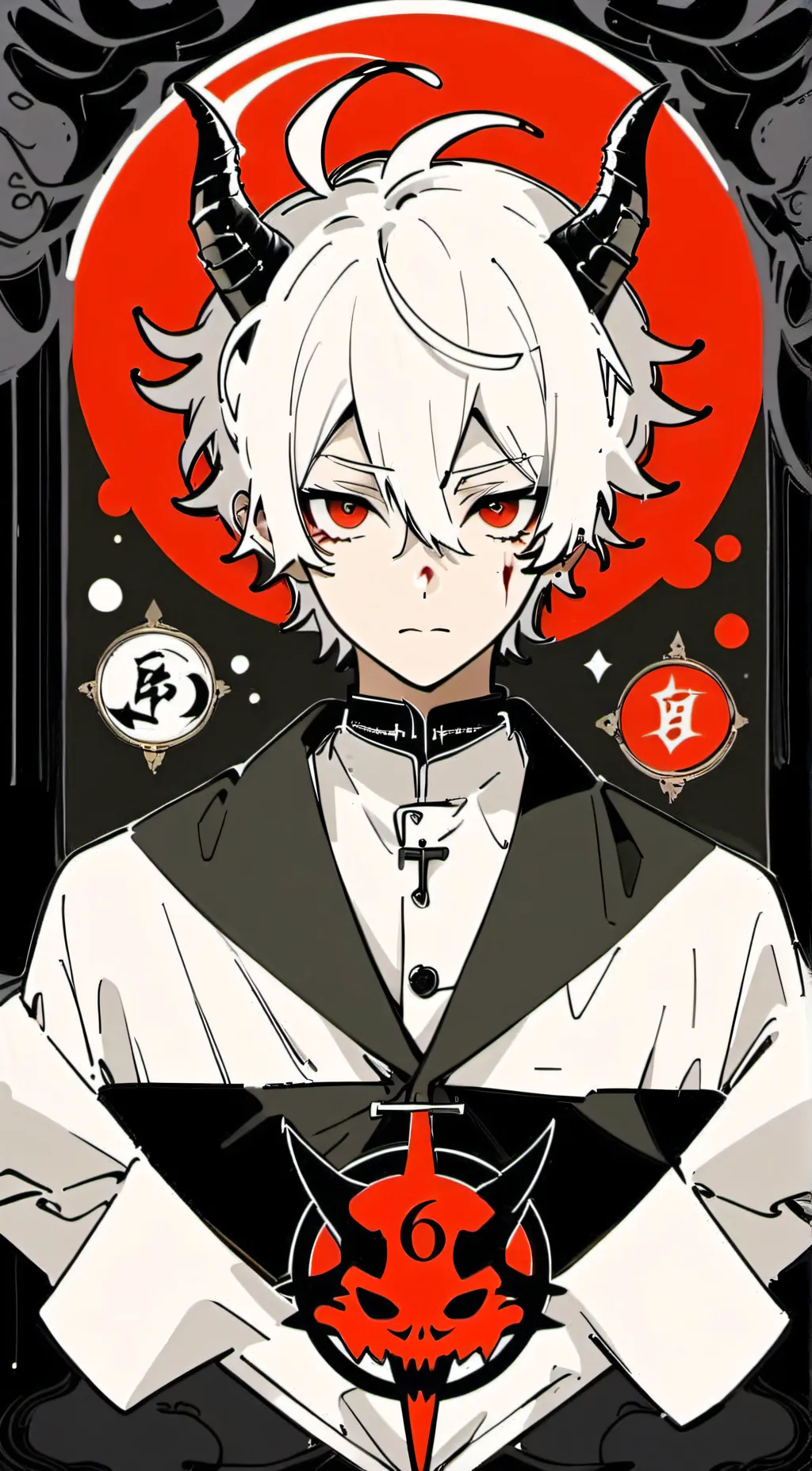 ai character: Demon gaurdians background