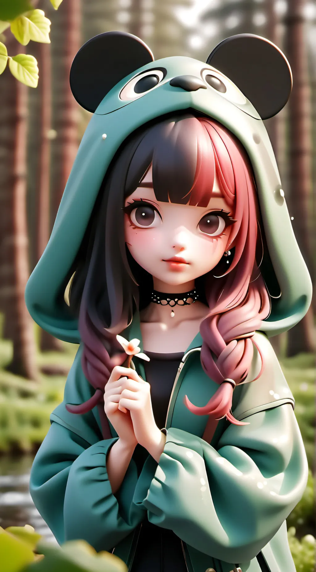 ai character: Luna background