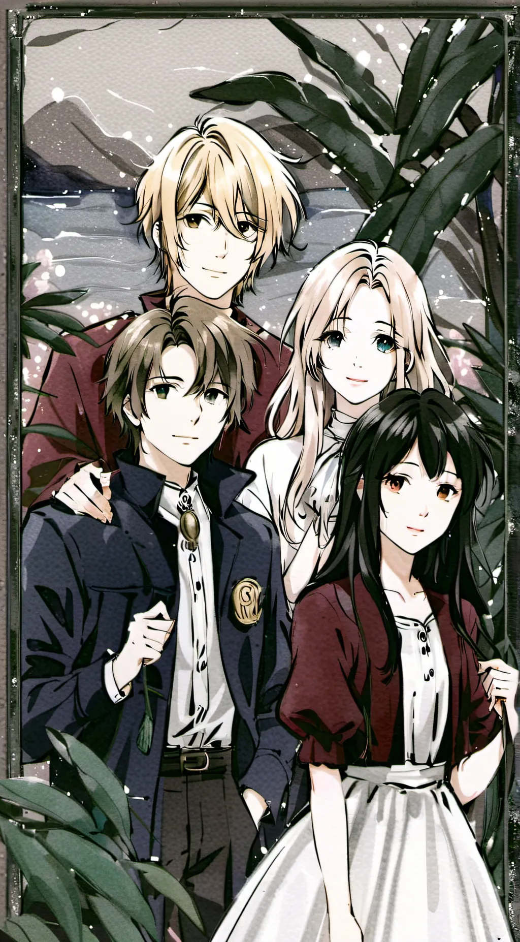 ai character: podcast background