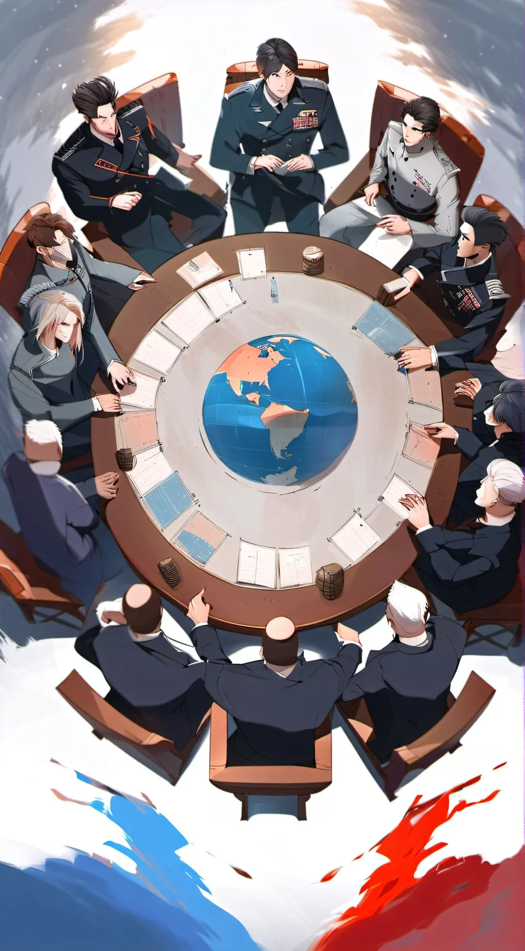 ai character: Ultimate Manhunt background