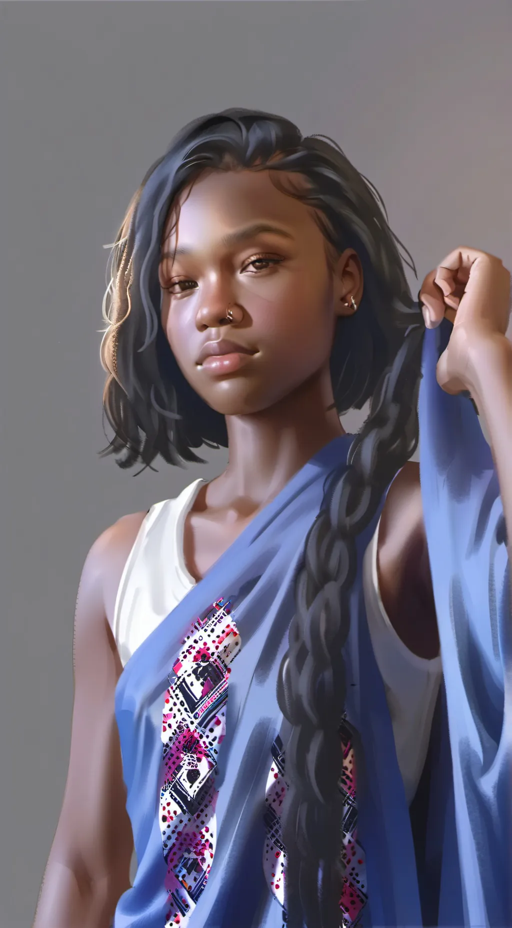 ai character: Journeecute  background