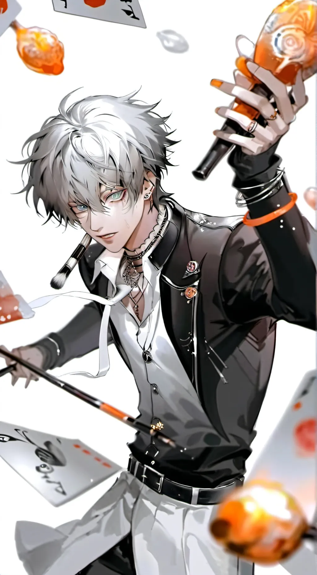 ai character: Damian background