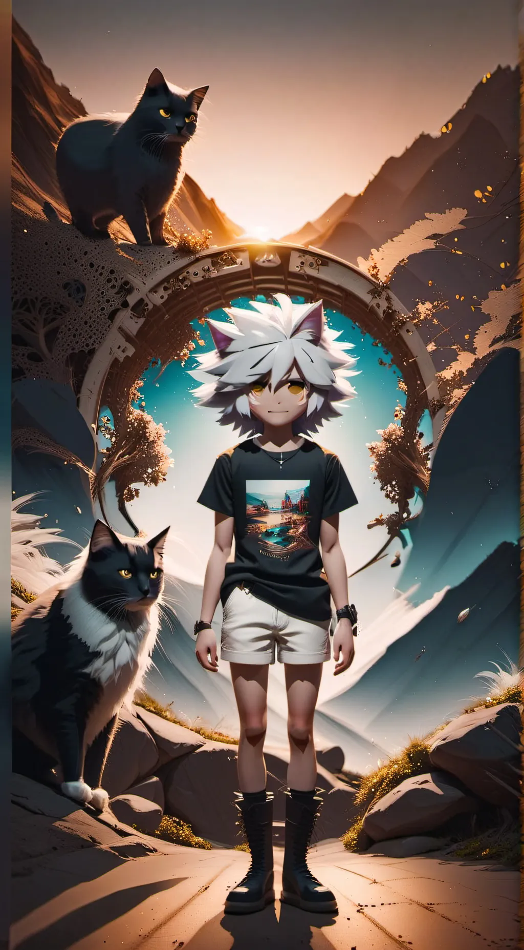 ai character: Oliver  background