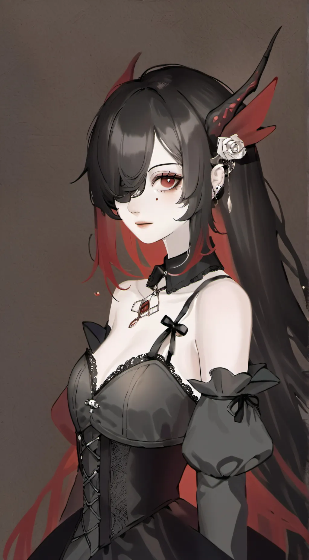 ai character: Violet. background