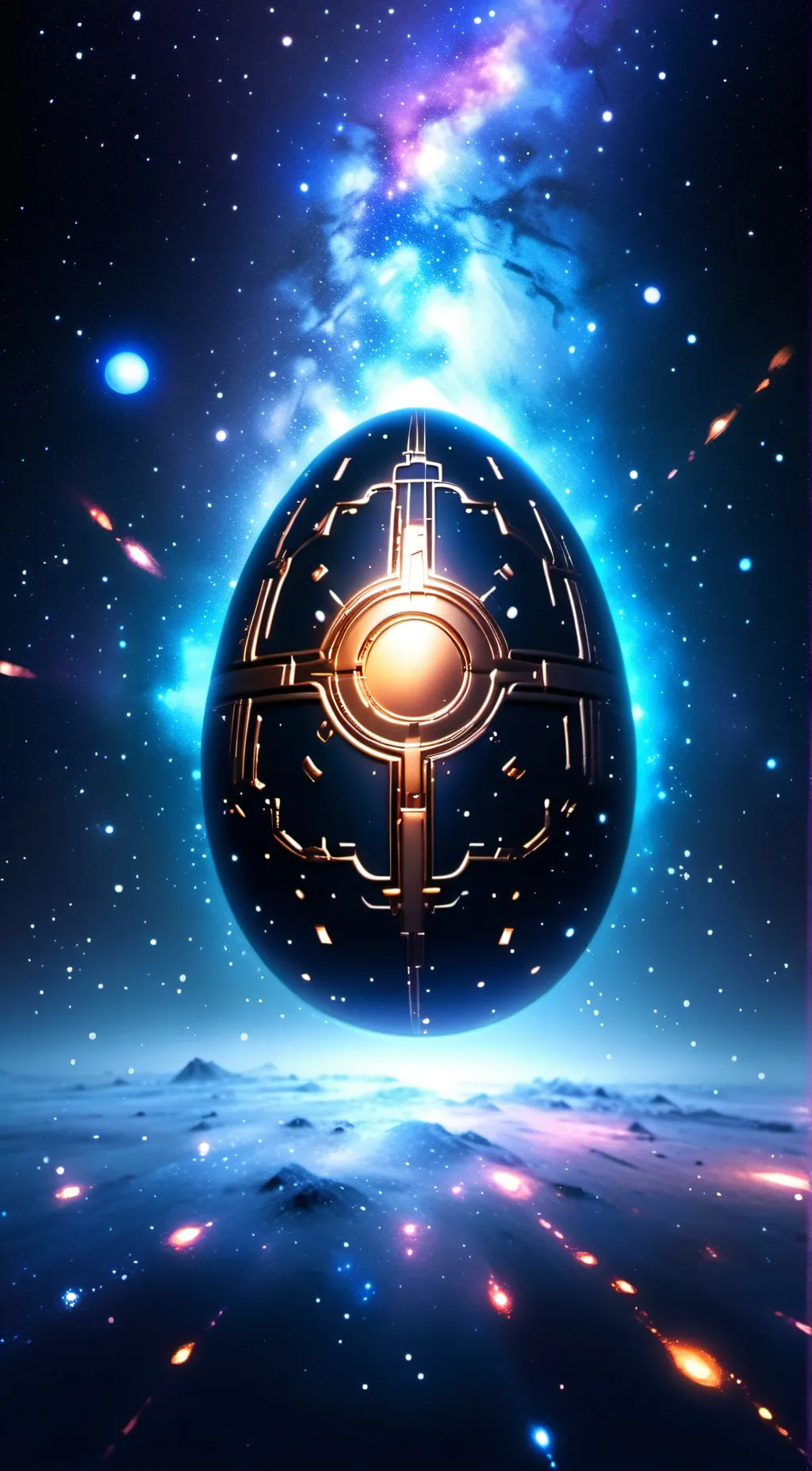 ai character: Mythic Egg background