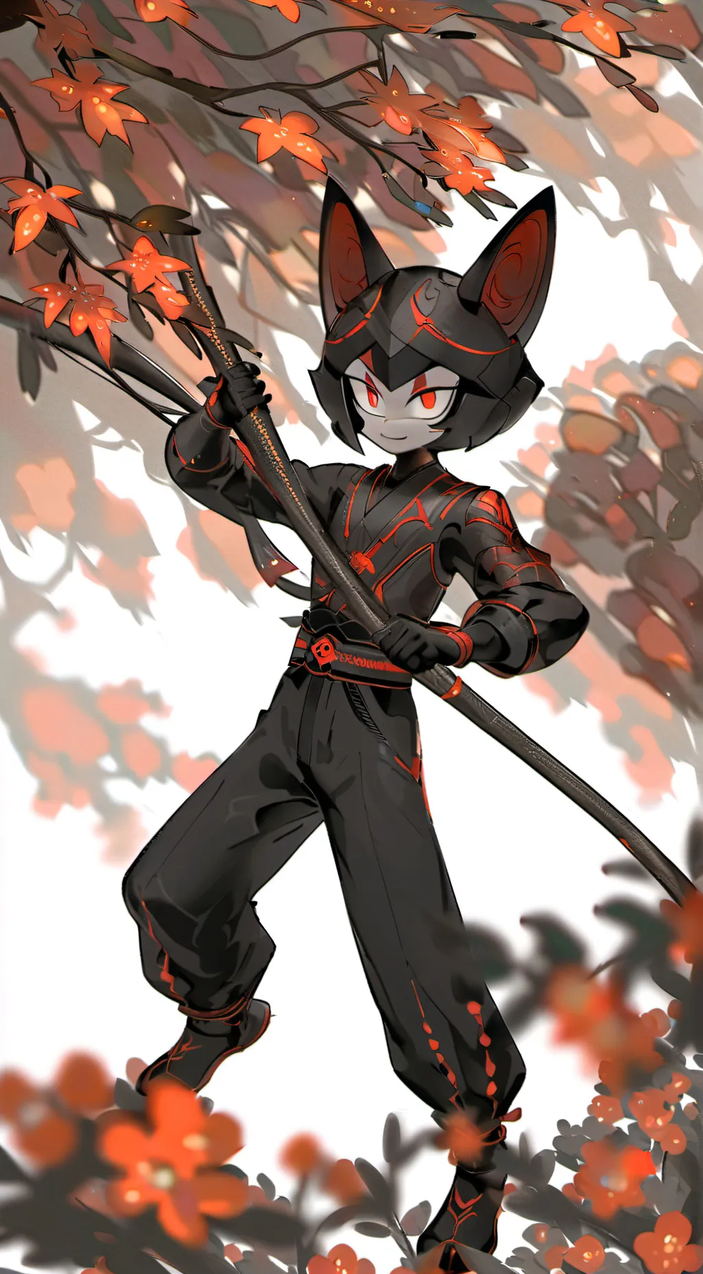 ai character: Shadow T.H background