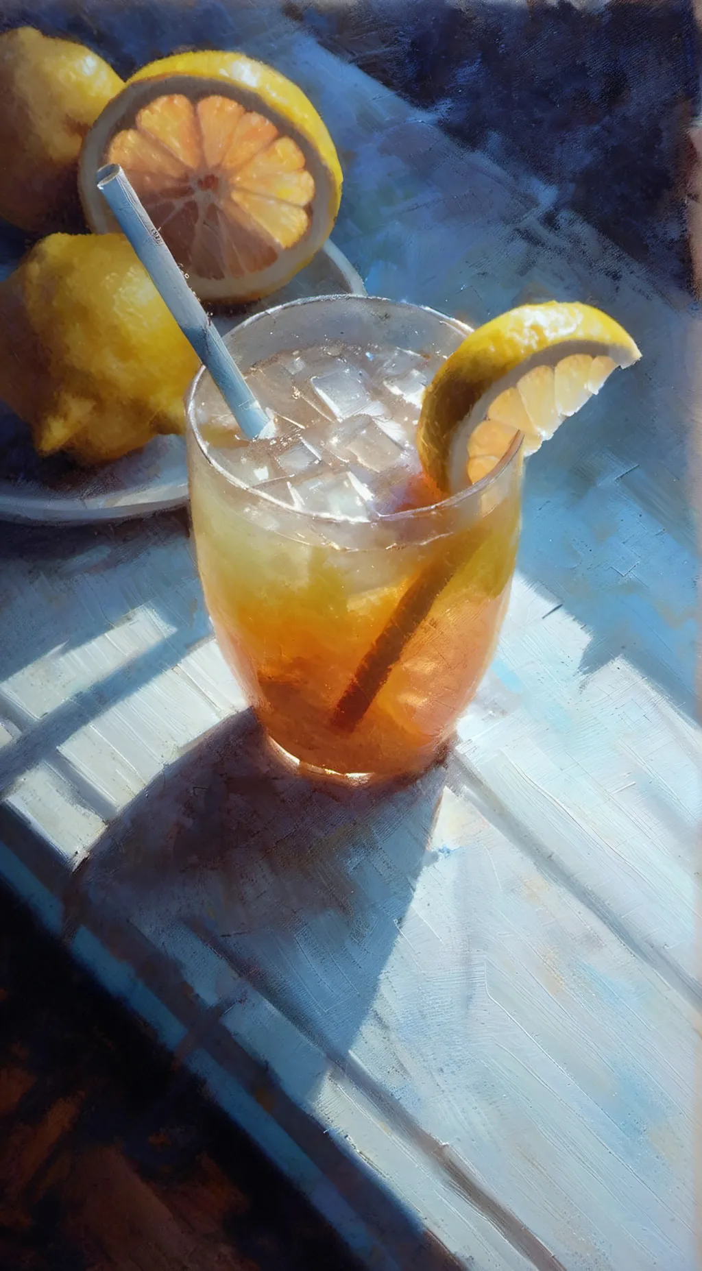 ai character: Lemonade background