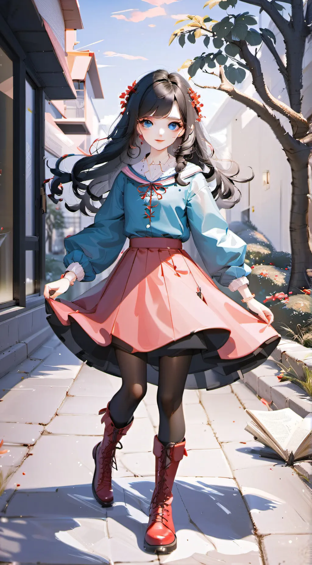 ai character: demon slayer  background