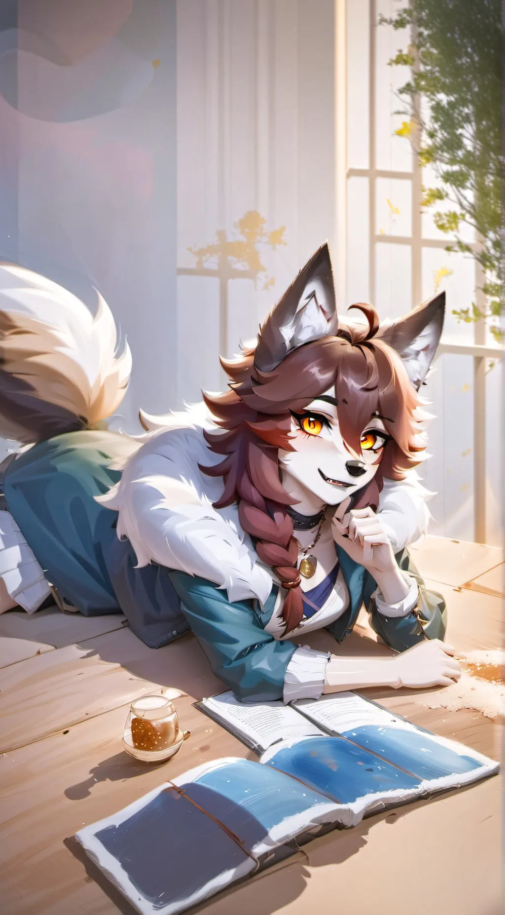 ai character: Zoey background