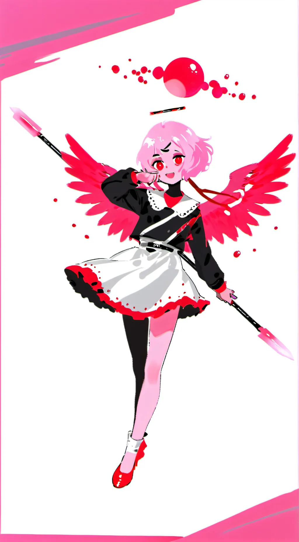 ai character: angel background