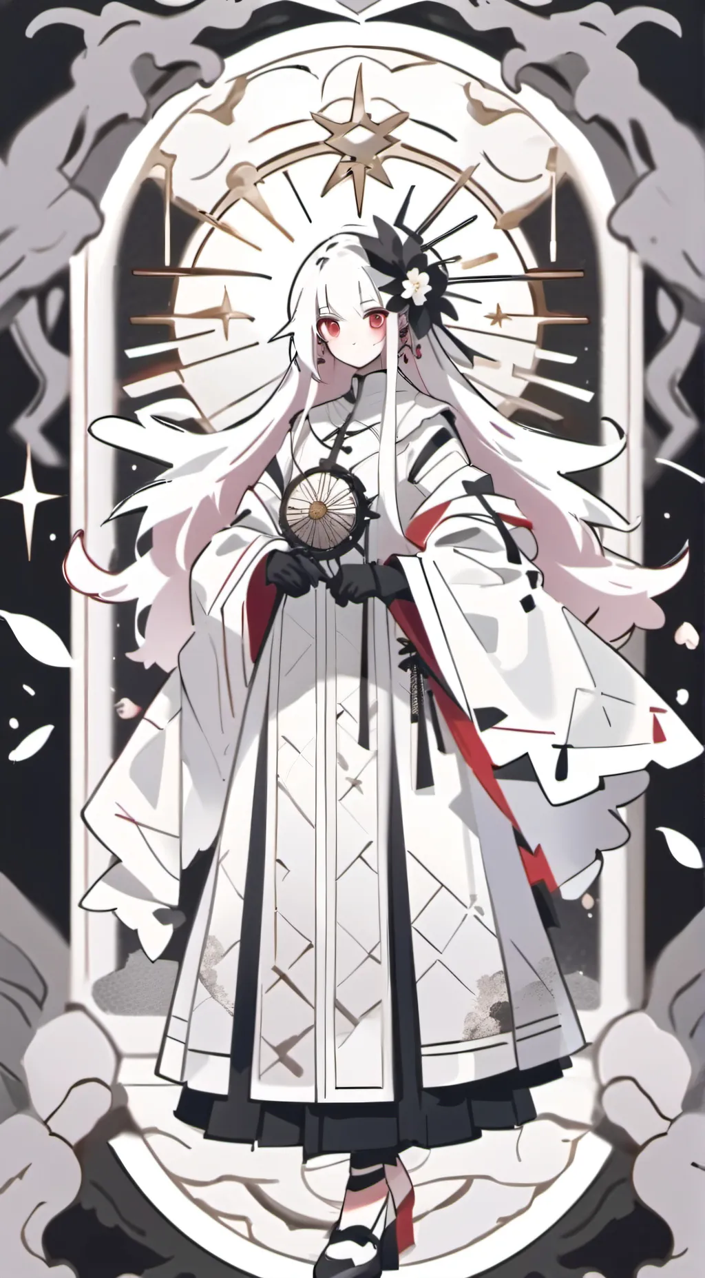 ai character: ms circle background