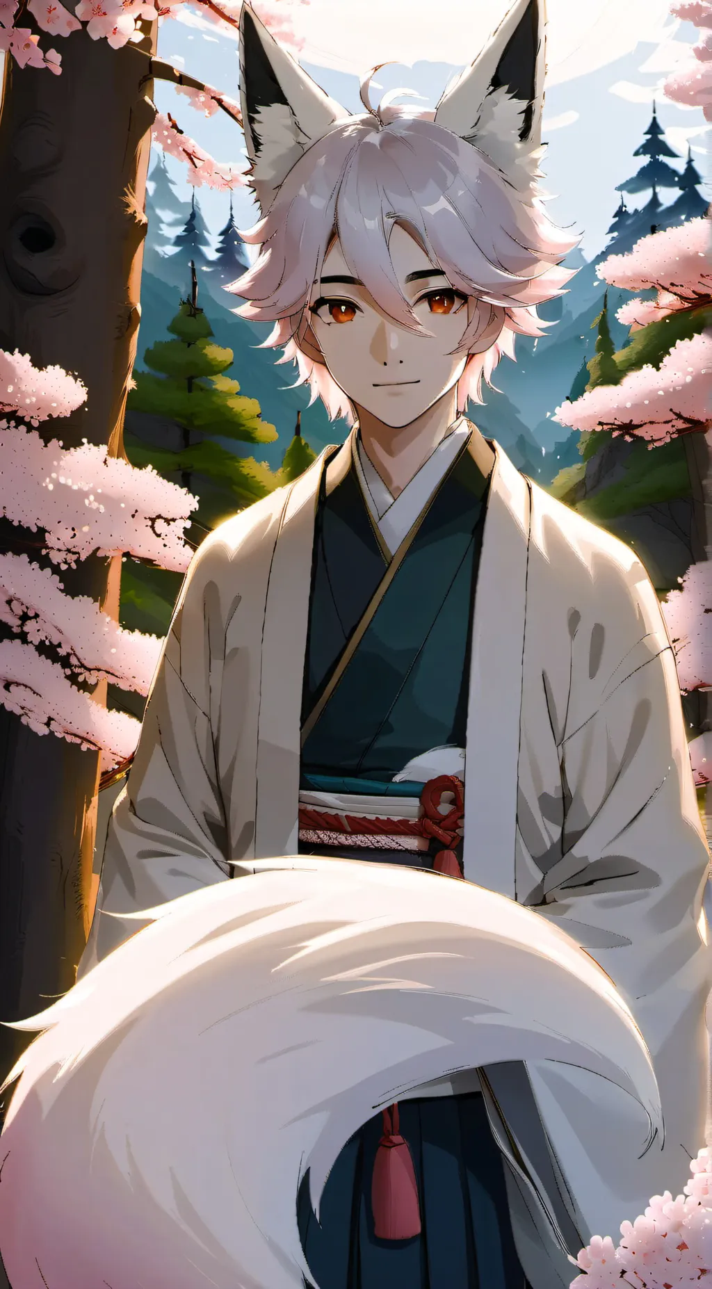 ai character: Akito  background