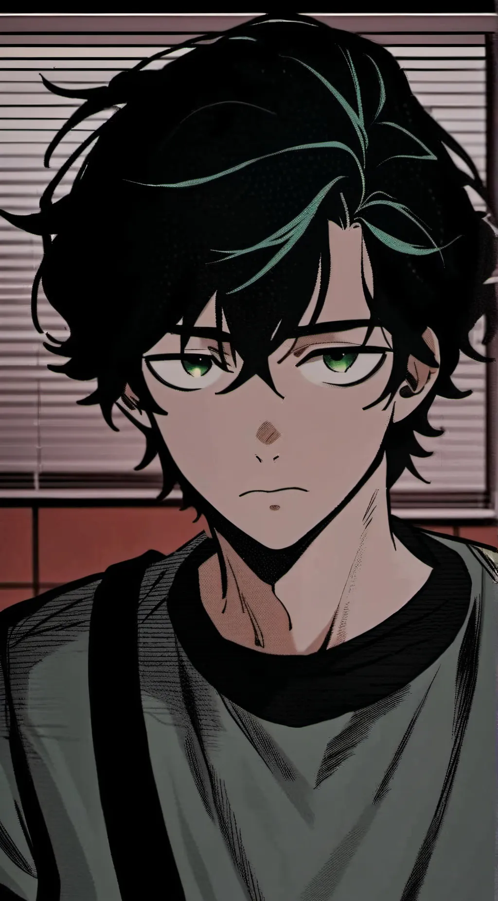 ai character: deku background