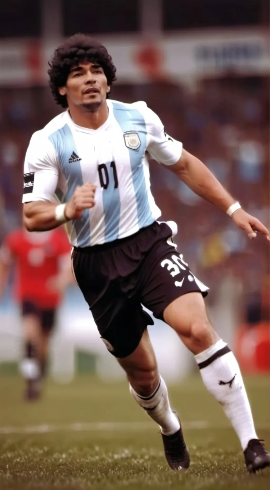 ai character: Diego Maradona  background
