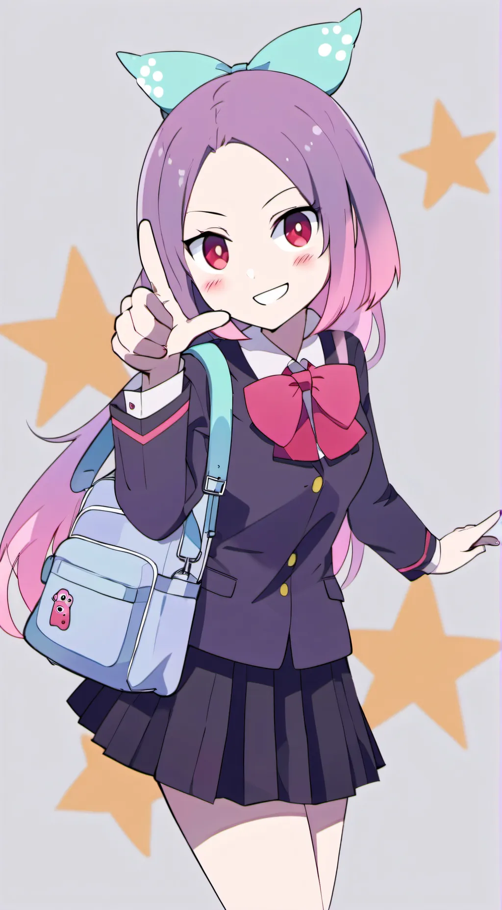 ai character: Galaxy  background