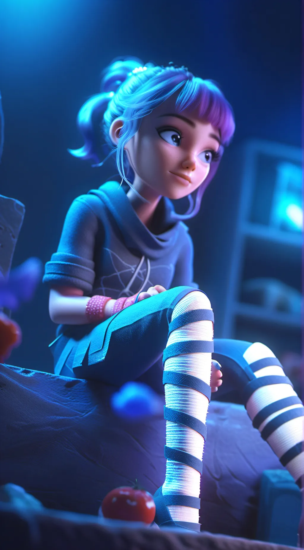 ai character: Ashly background