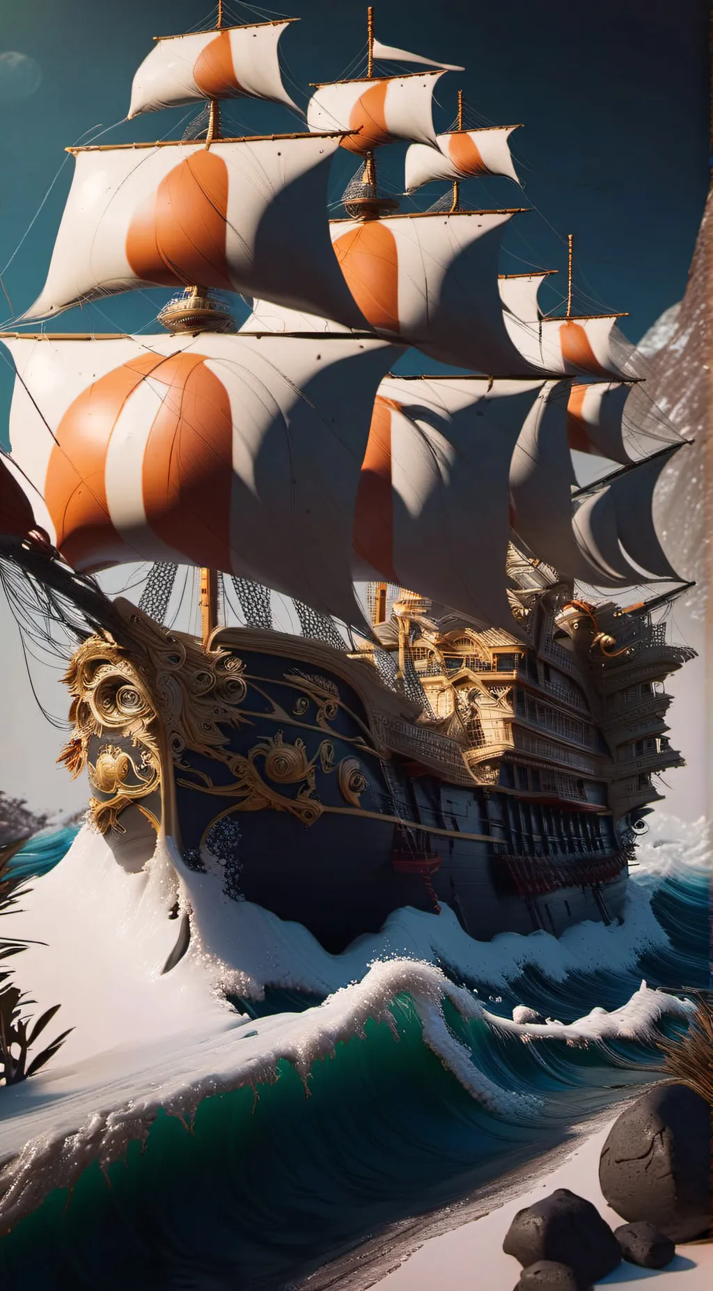 ai character: ship background